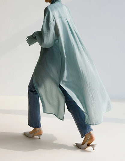 Loose Plus Size UV-Protection Long Cardigan X3618