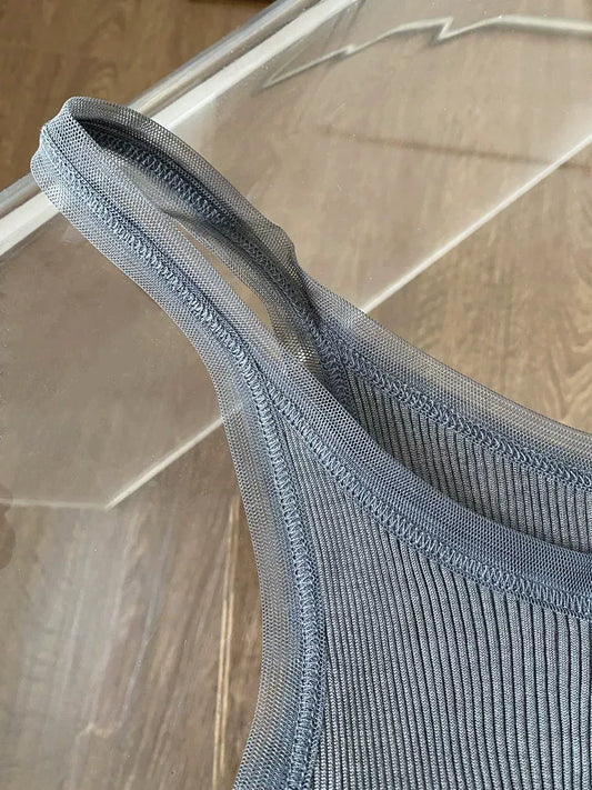 Silk Blend Ribbed Camisole X3611
