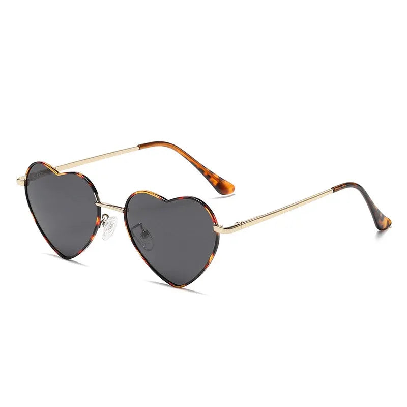 American Vintage Heart-Shaped Polarized Sunglasses　X3621