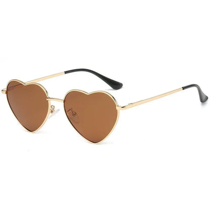 American Vintage Heart-Shaped Polarized Sunglasses　X3621