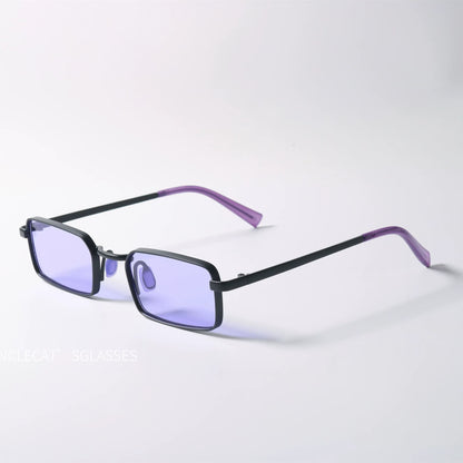 Rectangle Narrow Frame Sunglasses　X3622