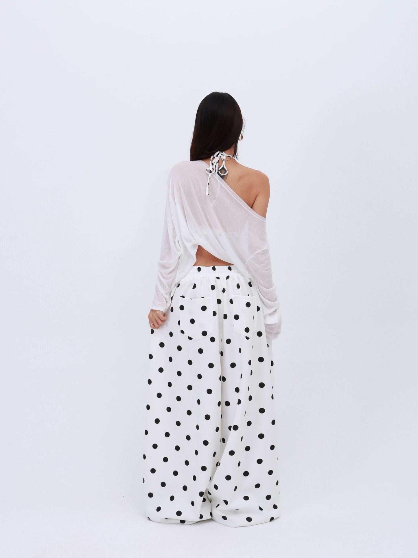 American Polka Dot Casual Pants　X3631