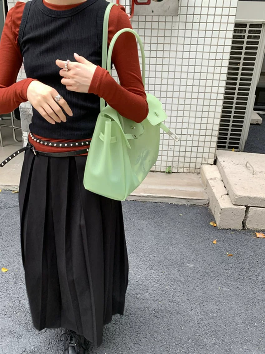 Jelly Turn-Lock Tote Bag X3560