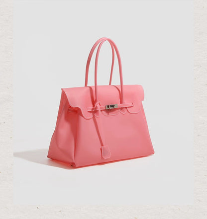 Large Capacity Matte Jelly Tote Bag X3561