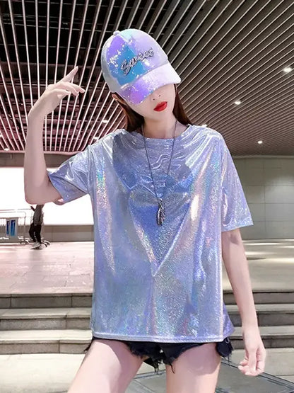 Sparkly Performance Costume T-Shirt X3646