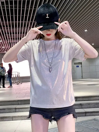 Sparkly Performance Costume T-Shirt X3646