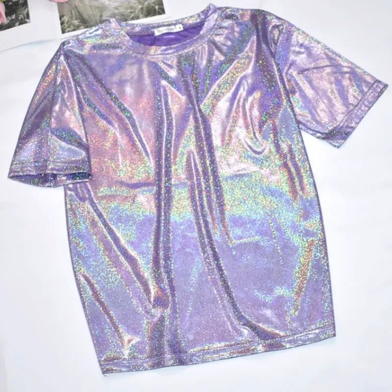 Sparkly Performance Costume T-Shirt X3646