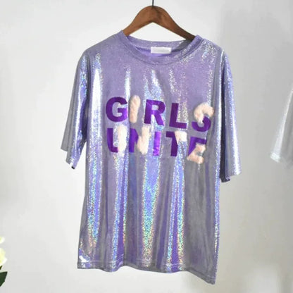 Sparkly Performance Costume T-Shirt X3646