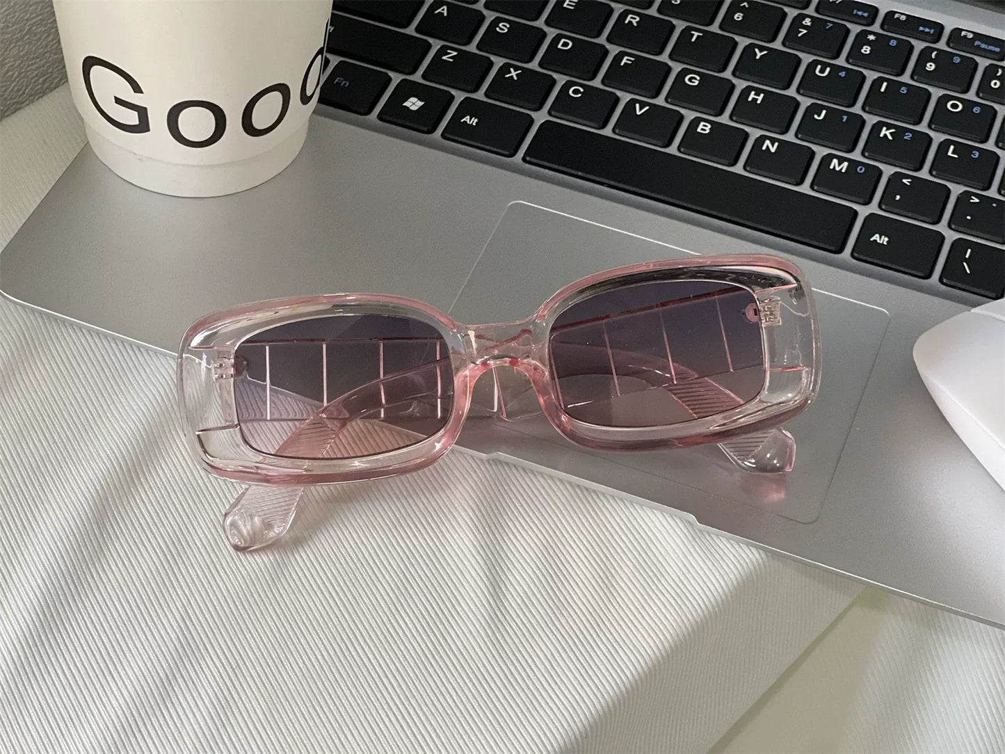 Clear Rectangle Sunglasses X3597