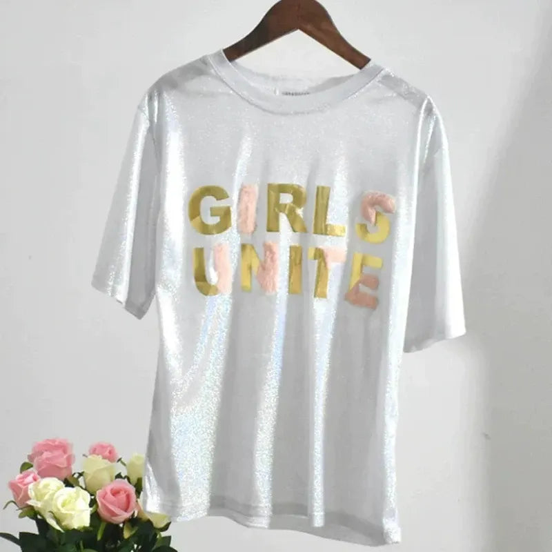 Sparkly Performance Costume T-Shirt X3646