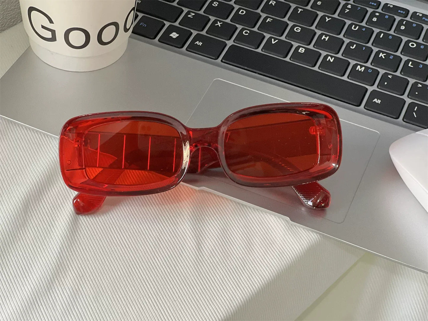 Clear Rectangle Sunglasses X3597