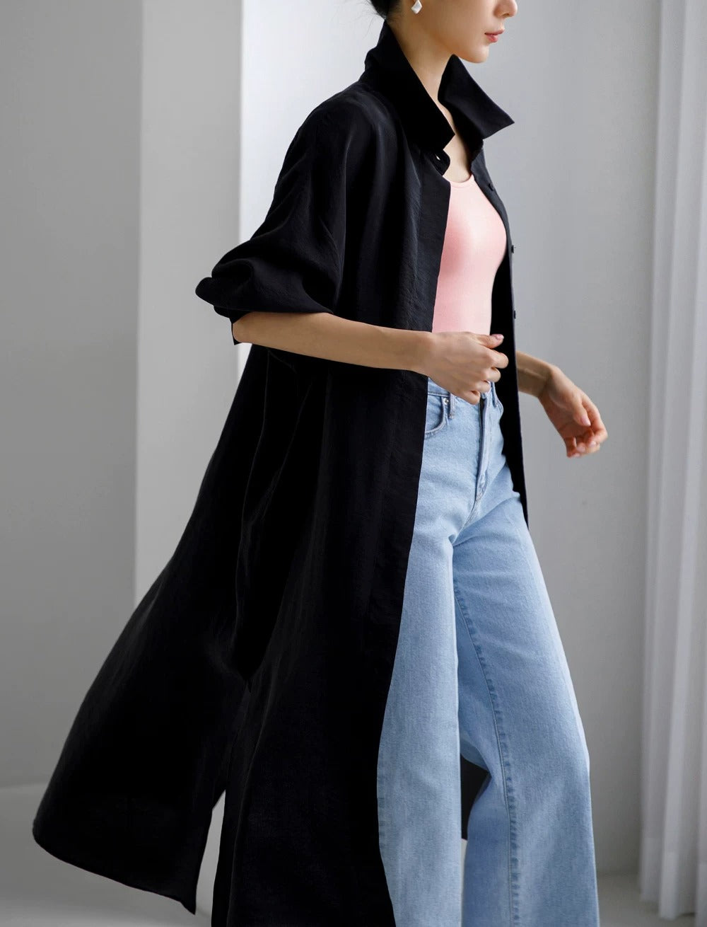 Loose Plus Size UV-Protection Long Cardigan X3618