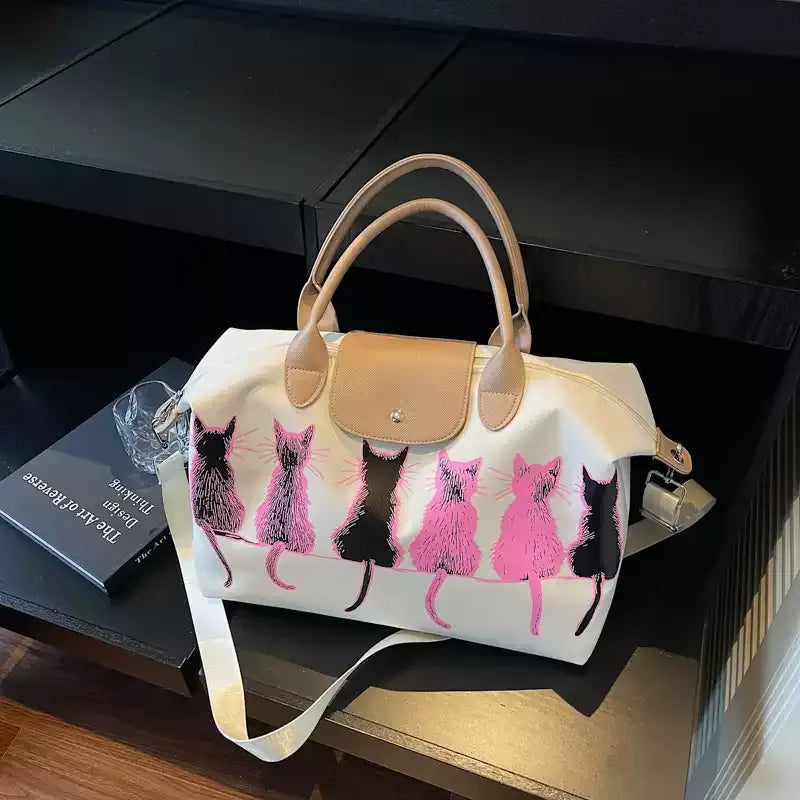 Cat Silhouette Travel Bag X3614