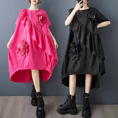 Floral Ruffle Dress　X3627