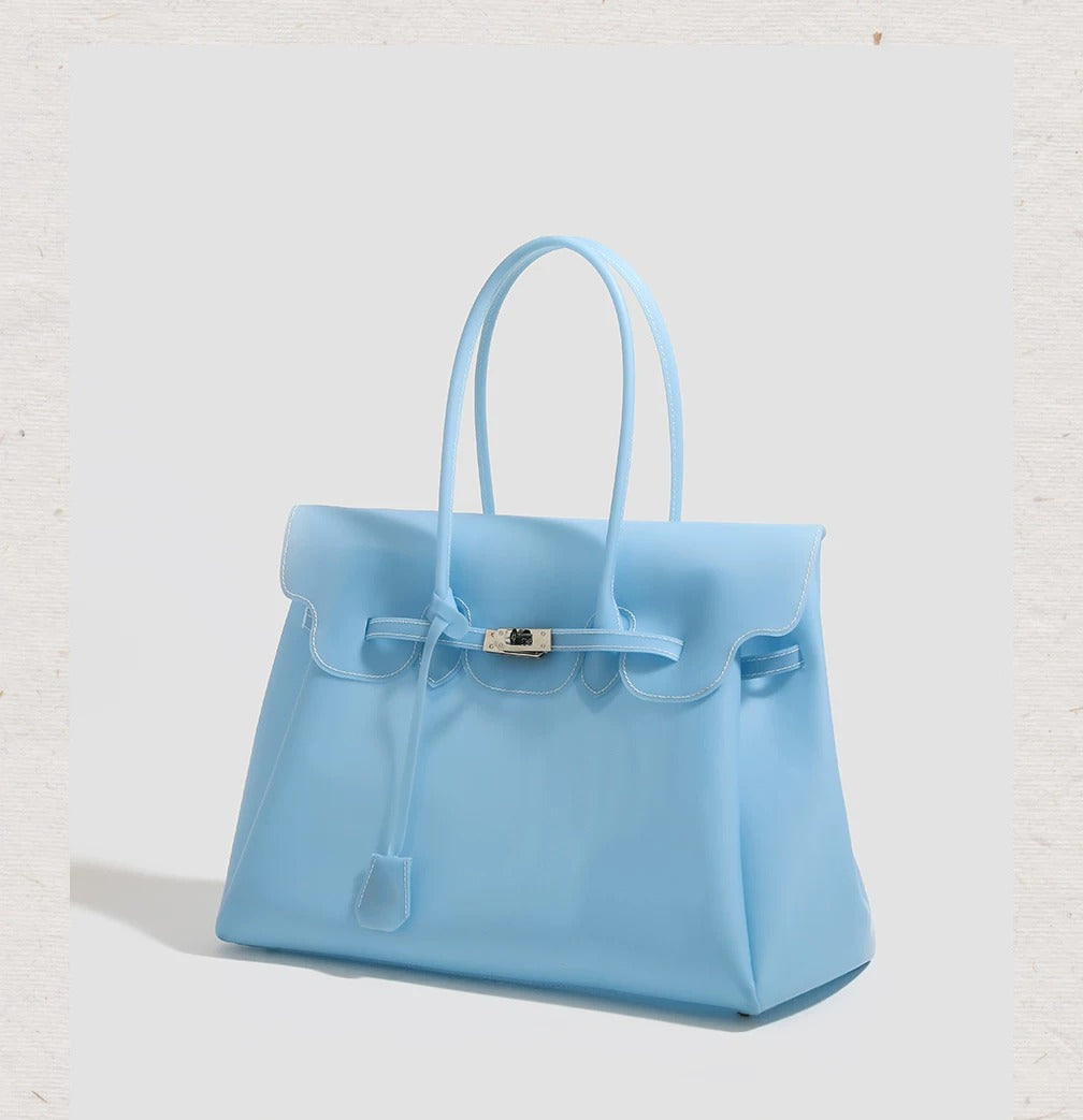 Large Capacity Matte Jelly Tote Bag X3561
