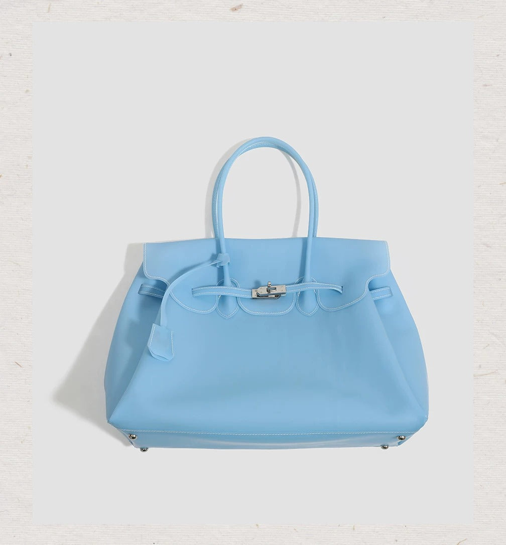Large Capacity Matte Jelly Tote Bag X3561