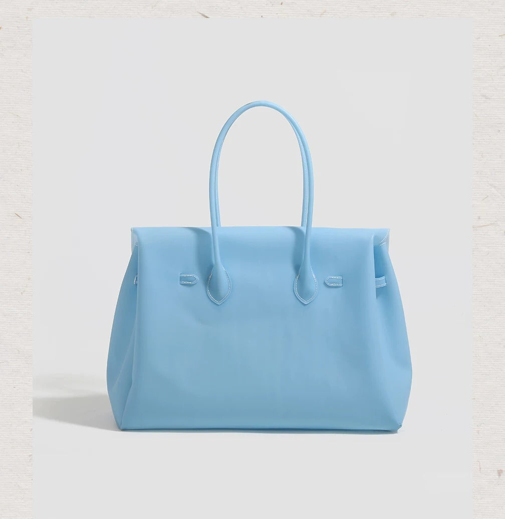 Large Capacity Matte Jelly Tote Bag X3561