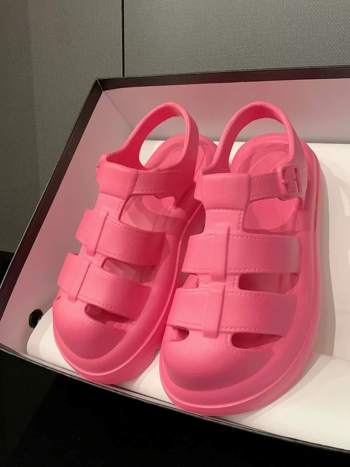 Thick Sole EVA Roman Sandals　X3636