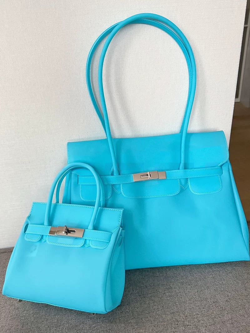 Jelly TPU Top Handle Bag X3562