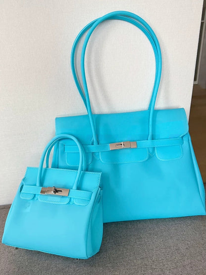 Jelly TPU Top Handle Bag X3562