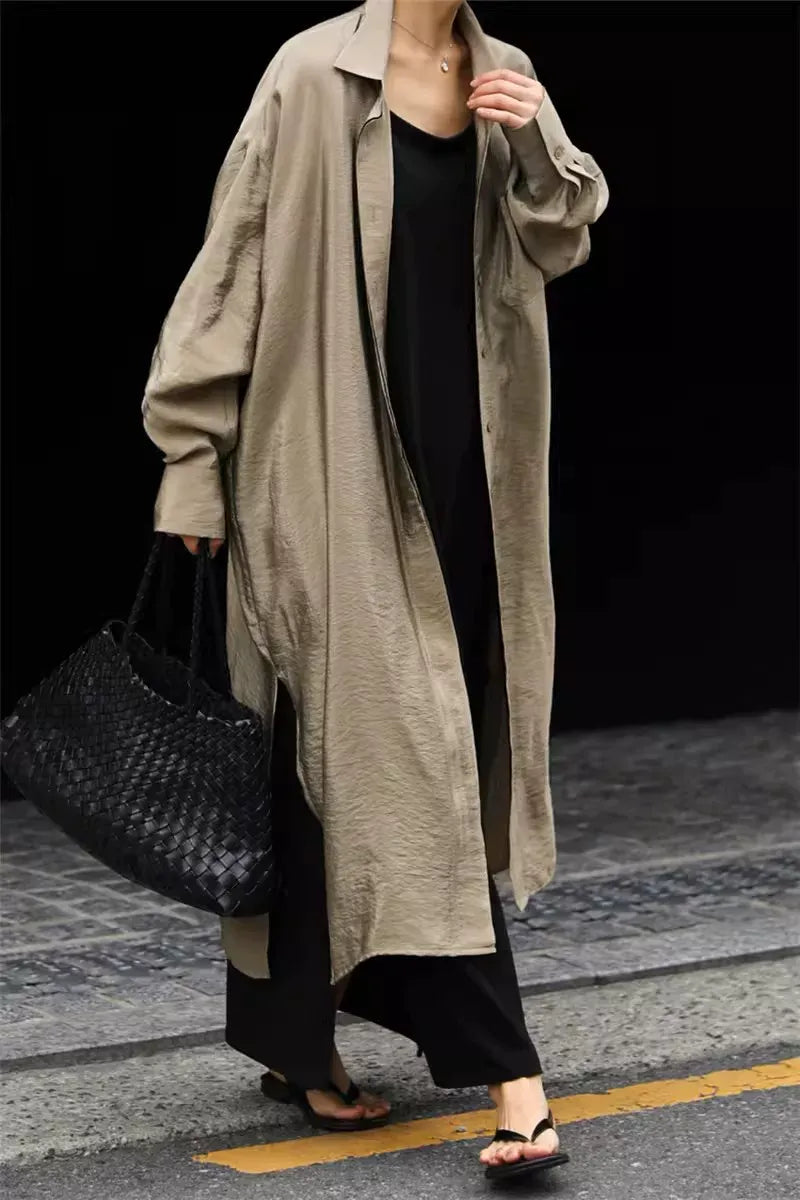 Loose Plus Size UV-Protection Long Cardigan X3618