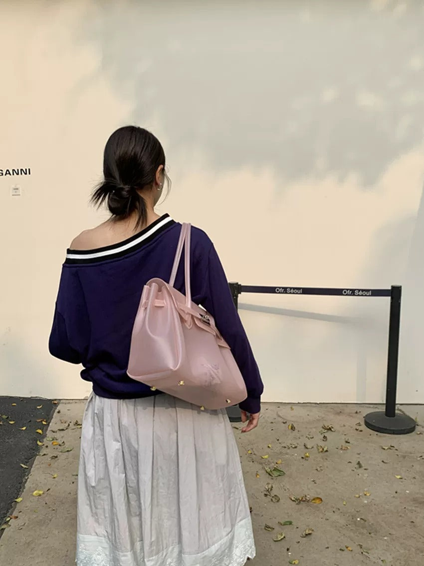 Jelly Turn-Lock Tote Bag X3560