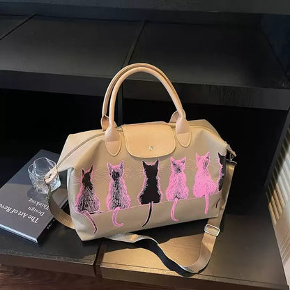 Cat Silhouette Travel Bag X3614