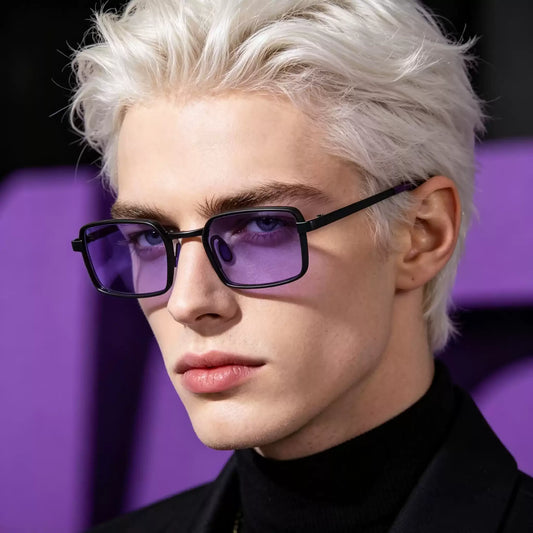 Rectangle Narrow Frame Sunglasses　X3622