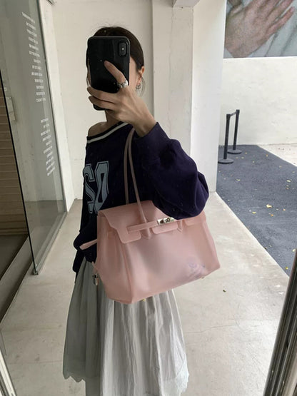 Jelly Turn-Lock Tote Bag X3560