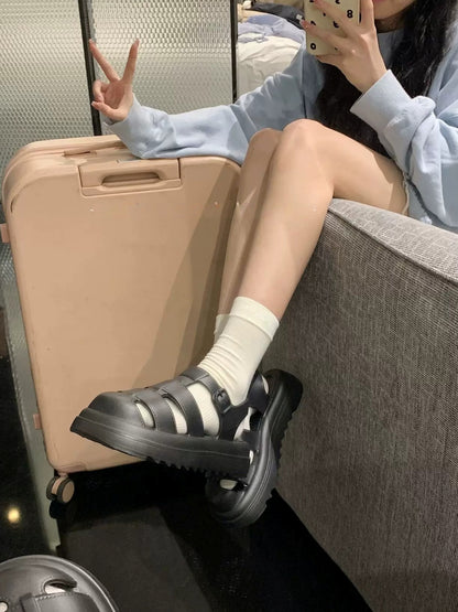 Thick Sole EVA Roman Sandals　X3636