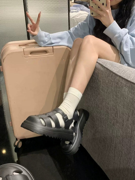 Thick Sole EVA Roman Sandals　X3636