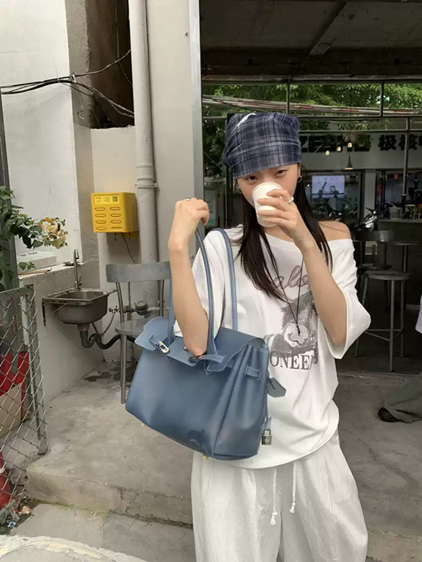 Jelly Turn-Lock Tote Bag X3560