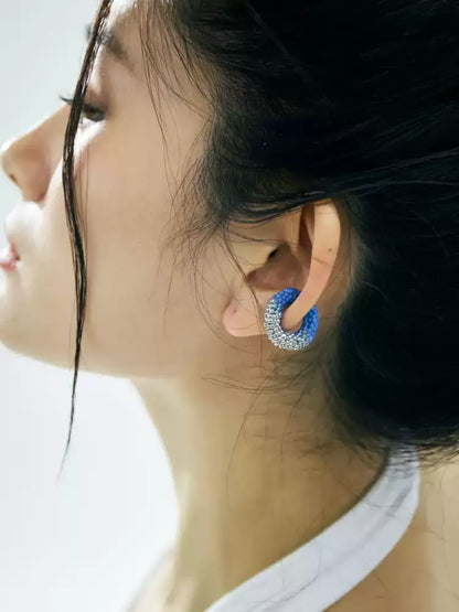 Gradient Beaded Ear Cuff X3588