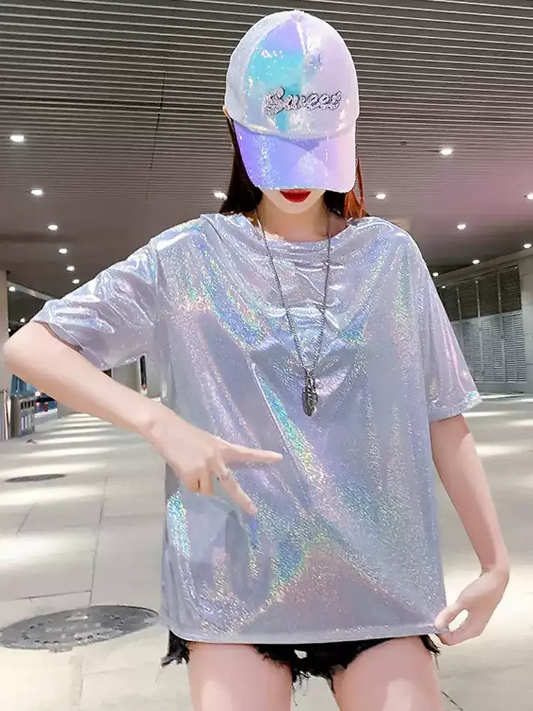 Sparkly Performance Costume T-Shirt X3646