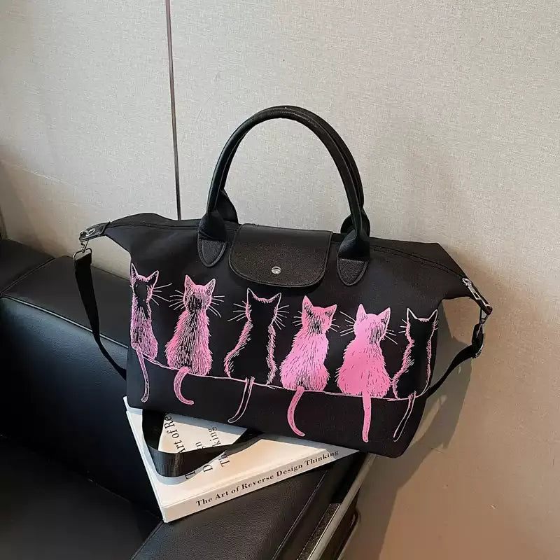 Cat Silhouette Travel Bag X3614