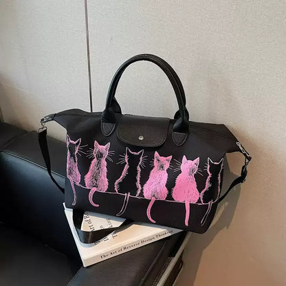 Cat Silhouette Travel Bag X3614