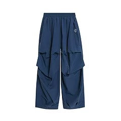 American Vintage Pleated Design Casual Wide Leg Pants　X3652