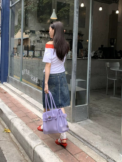 Jelly Turn-Lock Tote Bag X3560