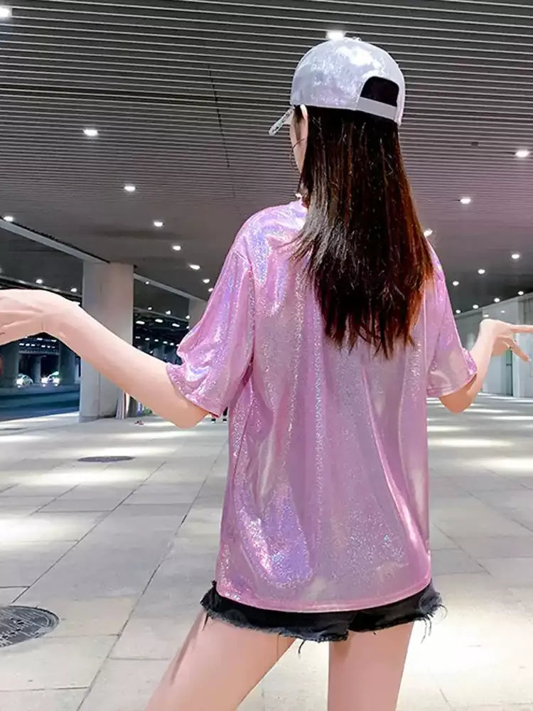 Sparkly Performance Costume T-Shirt X3646