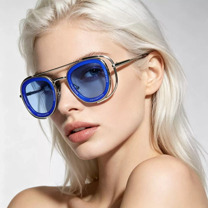 Techwear Klein Blue Sunglasses　X3623