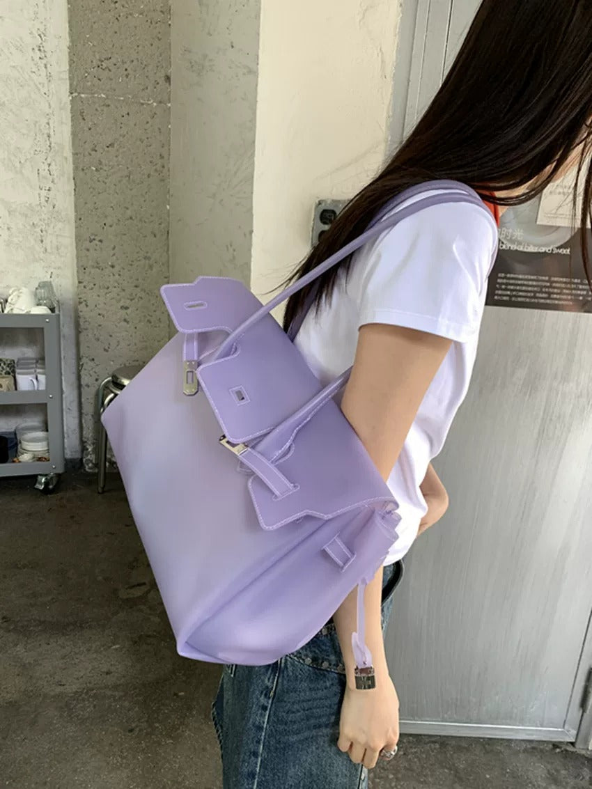 Jelly Turn-Lock Tote Bag X3560