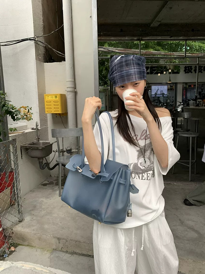 Jelly Turn-Lock Tote Bag X3560