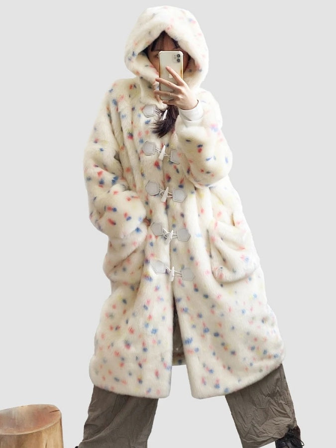 Colorful Dot Coat　X3003