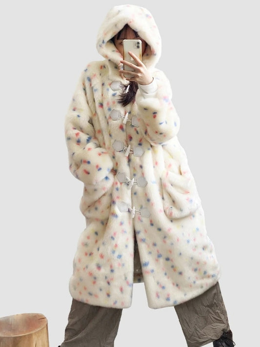 Colorful Dot Coat X3003