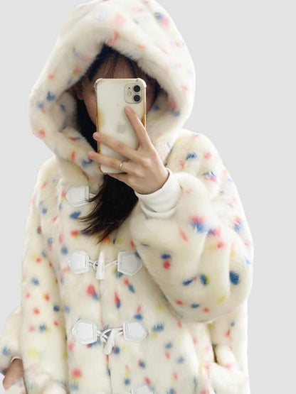 Colorful Dot Coat　X3003