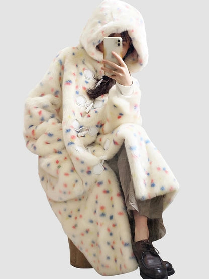 Colorful Dot Coat　X3003