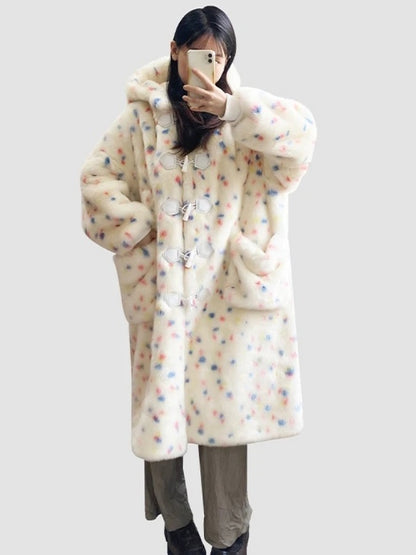 Colorful Dot Coat　X3003