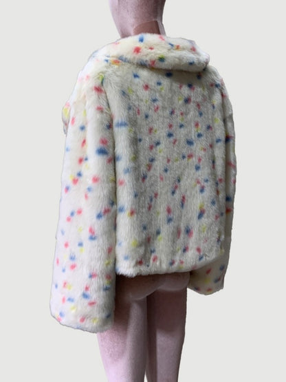 Colorful Dot Short Coat X3004