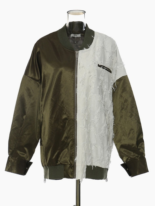 Asymmetrical Street Blouson X2971