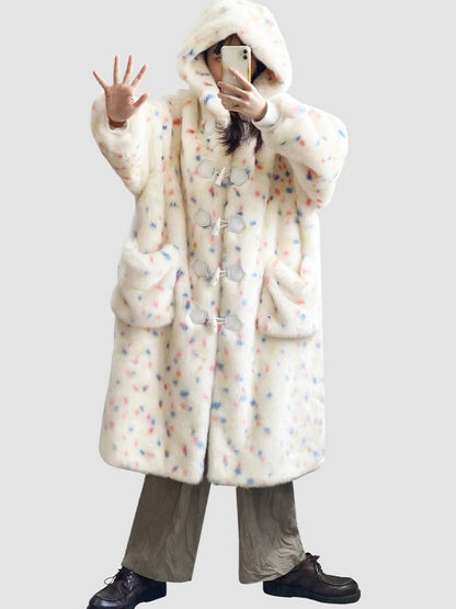 Colorful Dot Coat　X3003